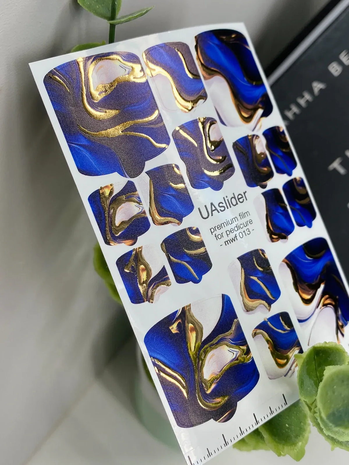 Pedicure nail wrap films mwf 013