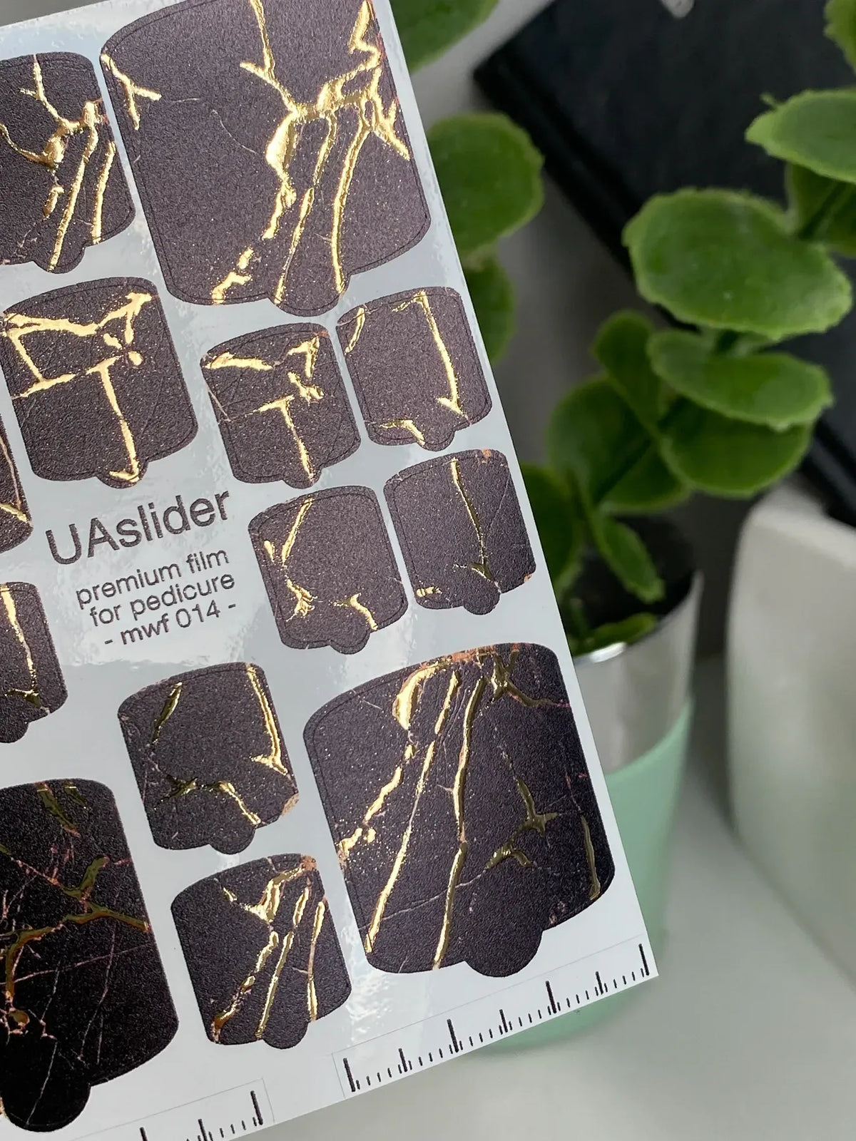 Pedicure nail wrap films mwf 014