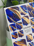 Pedicure nail wrap films mwf 017