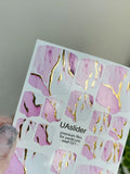 Pedicure nail wrap films mwf 021