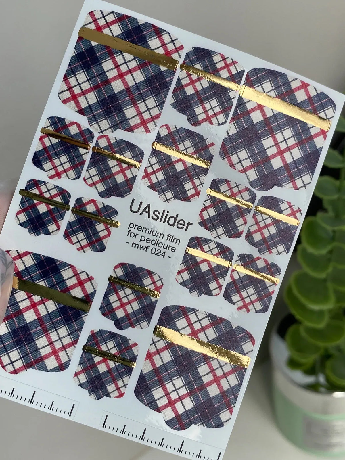 Pedicure nail wrap films mwf 024