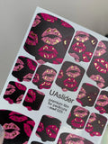 Pedicure nail wrap films mwf 025
