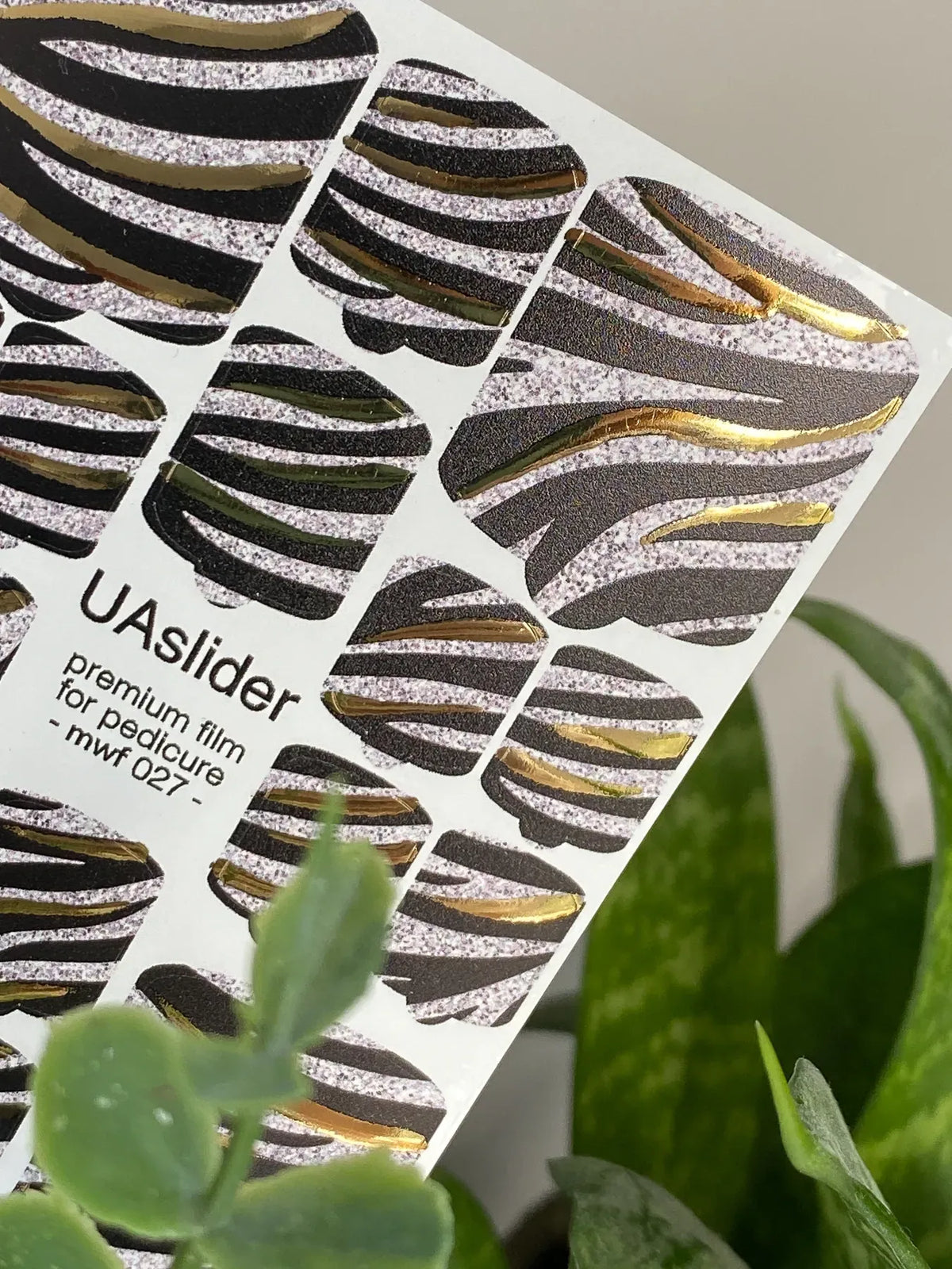 Pedicure nail wrap films mwf 027