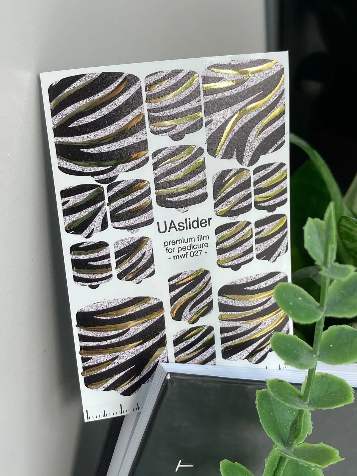 Pedicure nail wrap films mwf 027