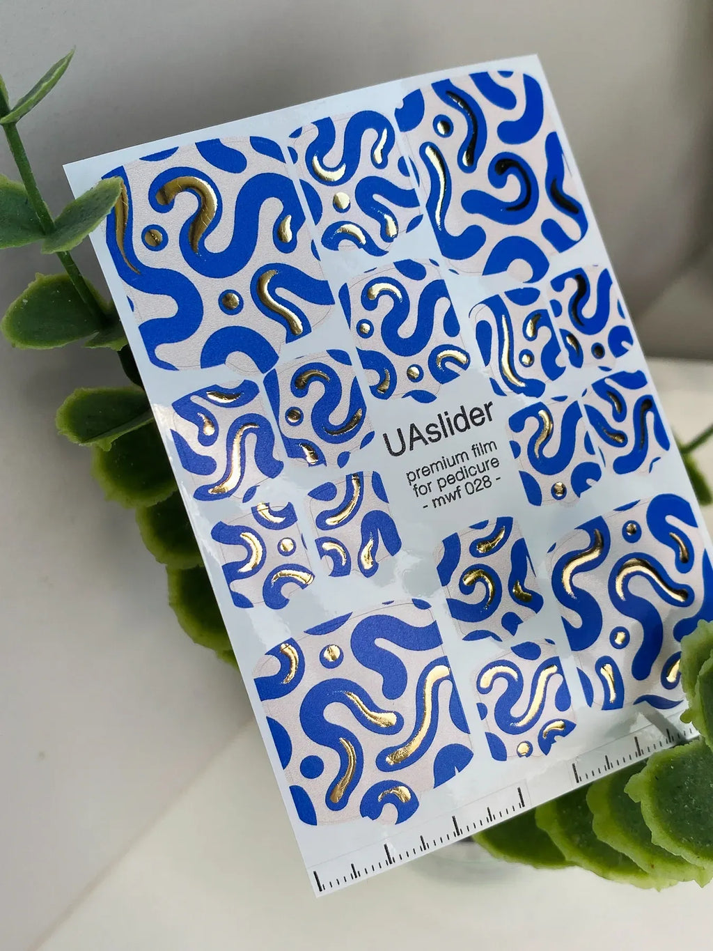 Pedicure nail wrap films mwf 028