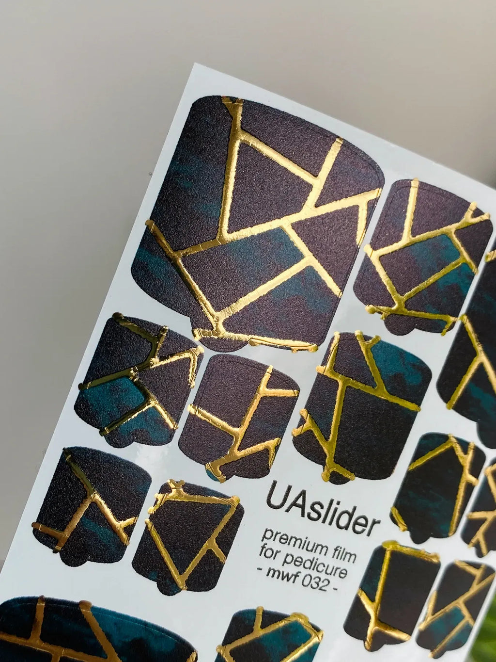 Pedicure nail wrap films mwf 032