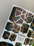 Pedicure nail wrap films mwf 032