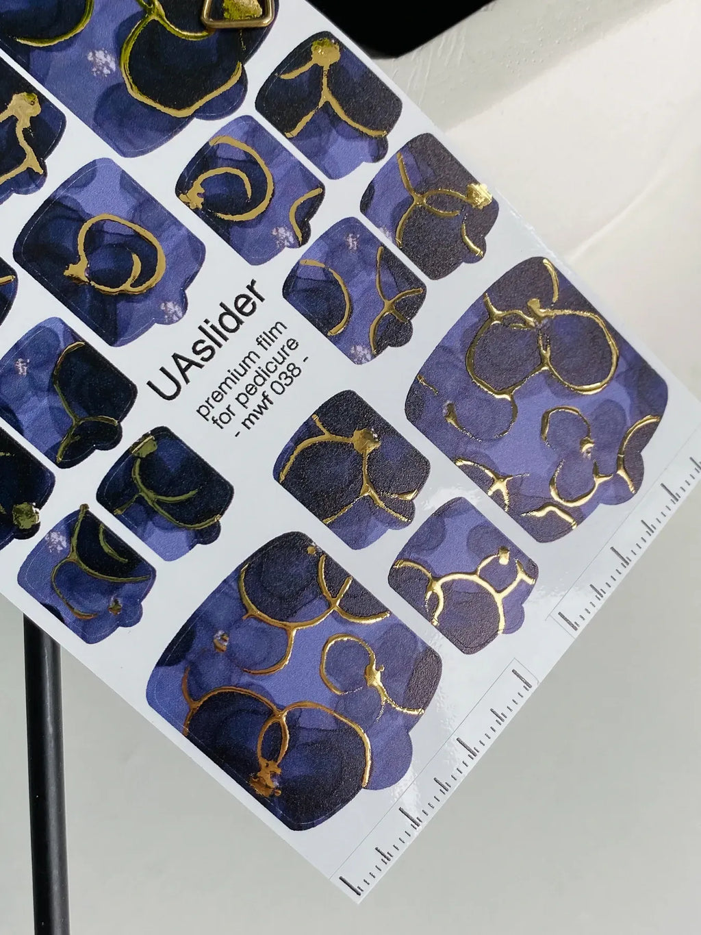 Pedicure nail wrap films mwf 038
