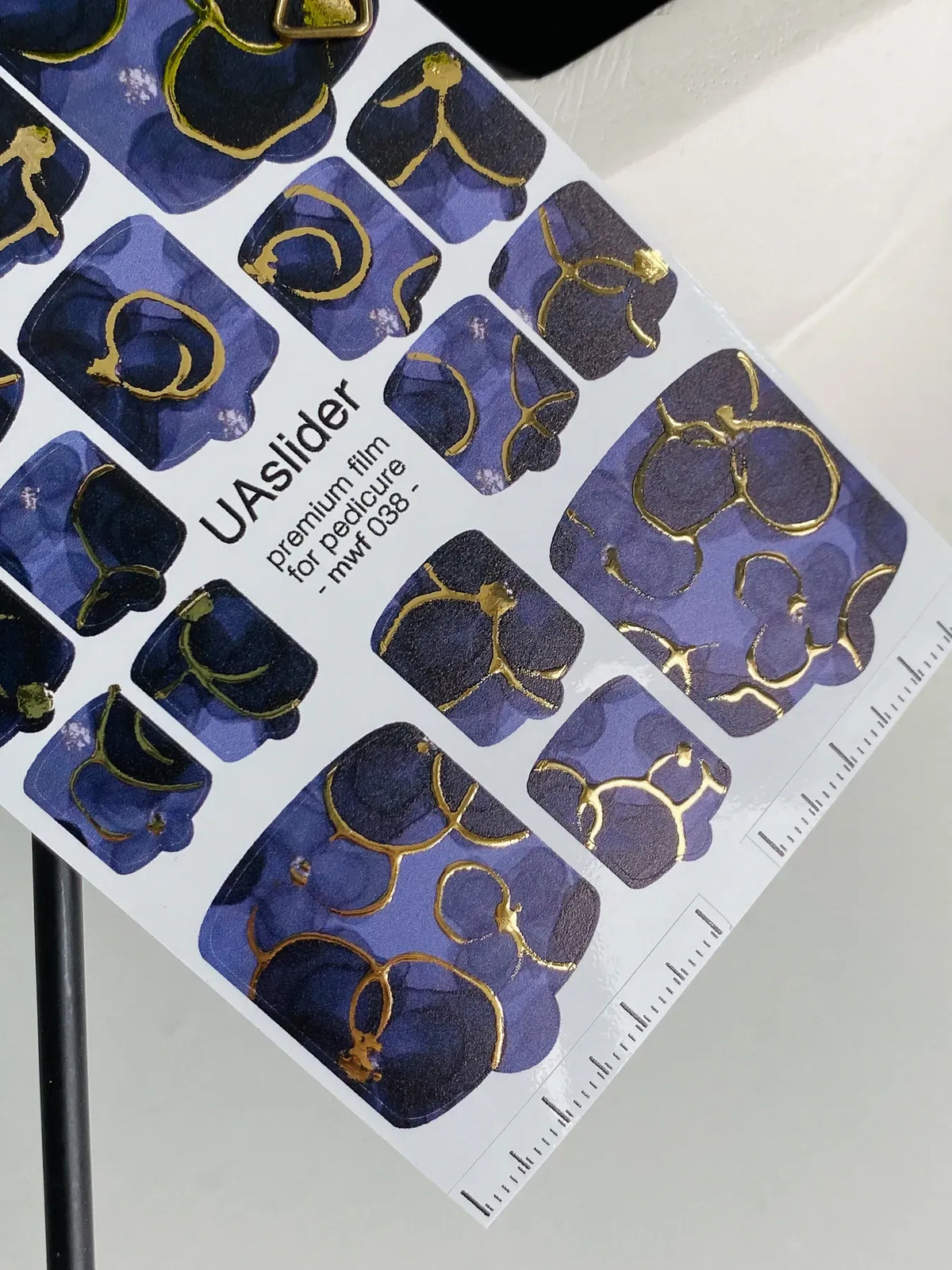 Pedicure nail wrap films mwf 038