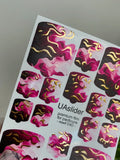 Pedicure nail wrap films mwf 040
