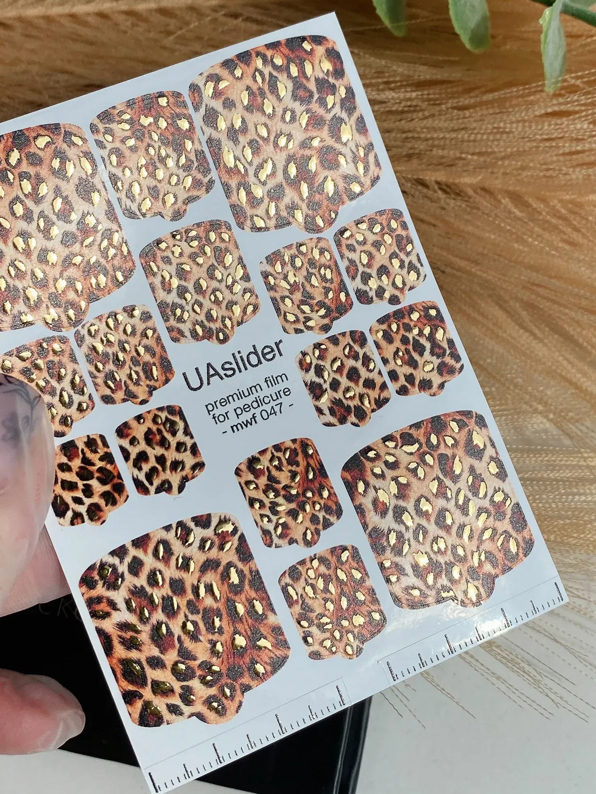 Pedicure nail wrap films mwf 047