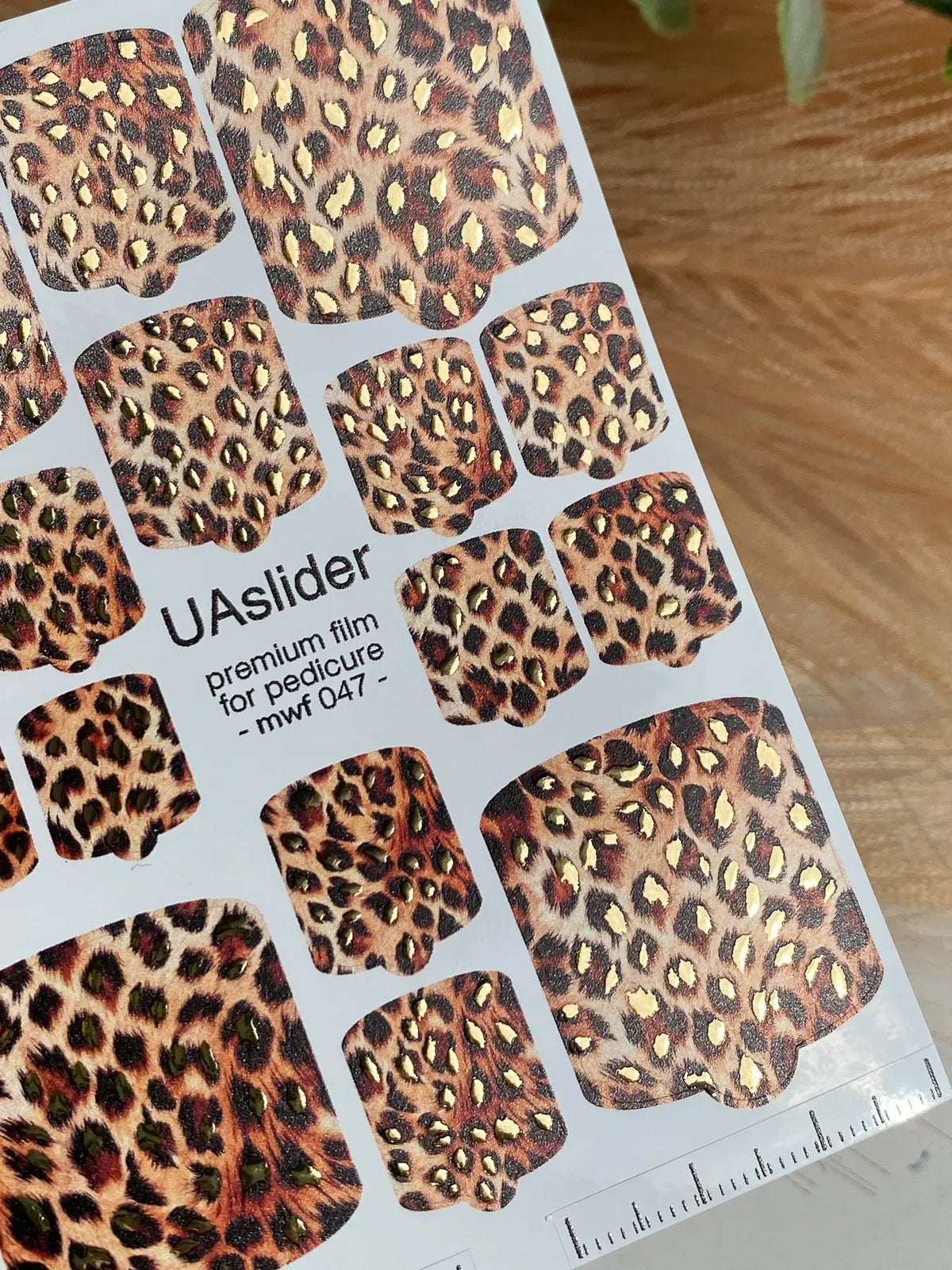 Pedicure nail wrap films mwf 047