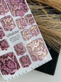 Pedicure nail wrap films mwf 048