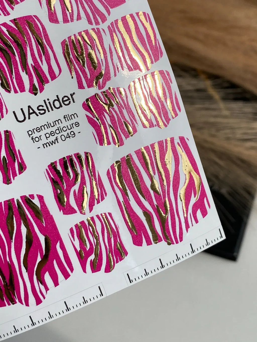 Pedicure nail wrap films mwf 049