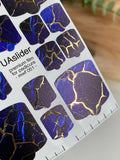 Pedicure nail wrap films mwf 051