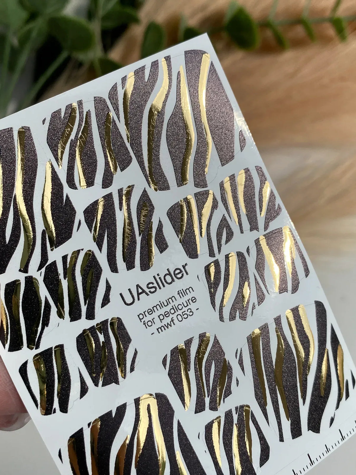 Pedicure nail wrap films mwf 053