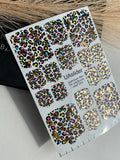 Pedicure nail wrap films mwf 054
