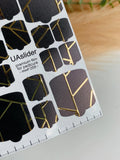 Pedicure nail wrap films mwf 059