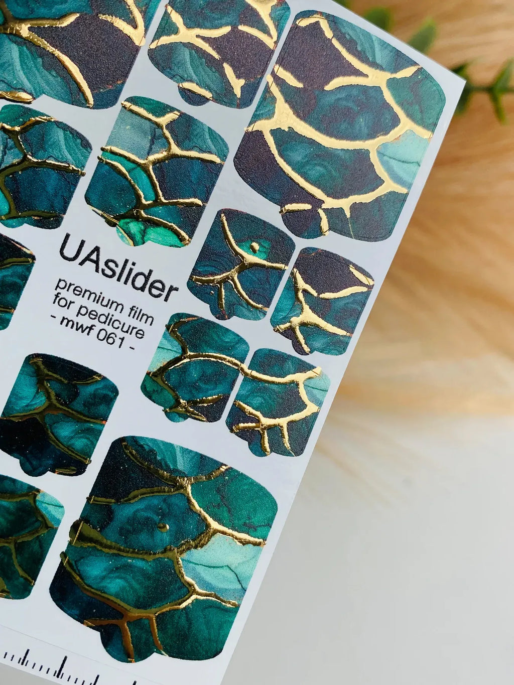 Pedicure nail wrap films mwf 061