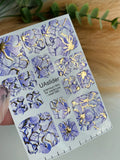 Pedicure nail wrap films mwf 065