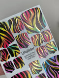 Pedicure nail wrap films mwf 068