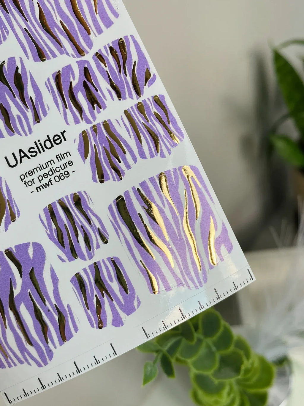 Pedicure nail wrap films mwf 069