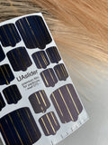 Pedicure nail wrap films mwf 070