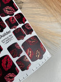 Pedicure nail wrap films mwf 071