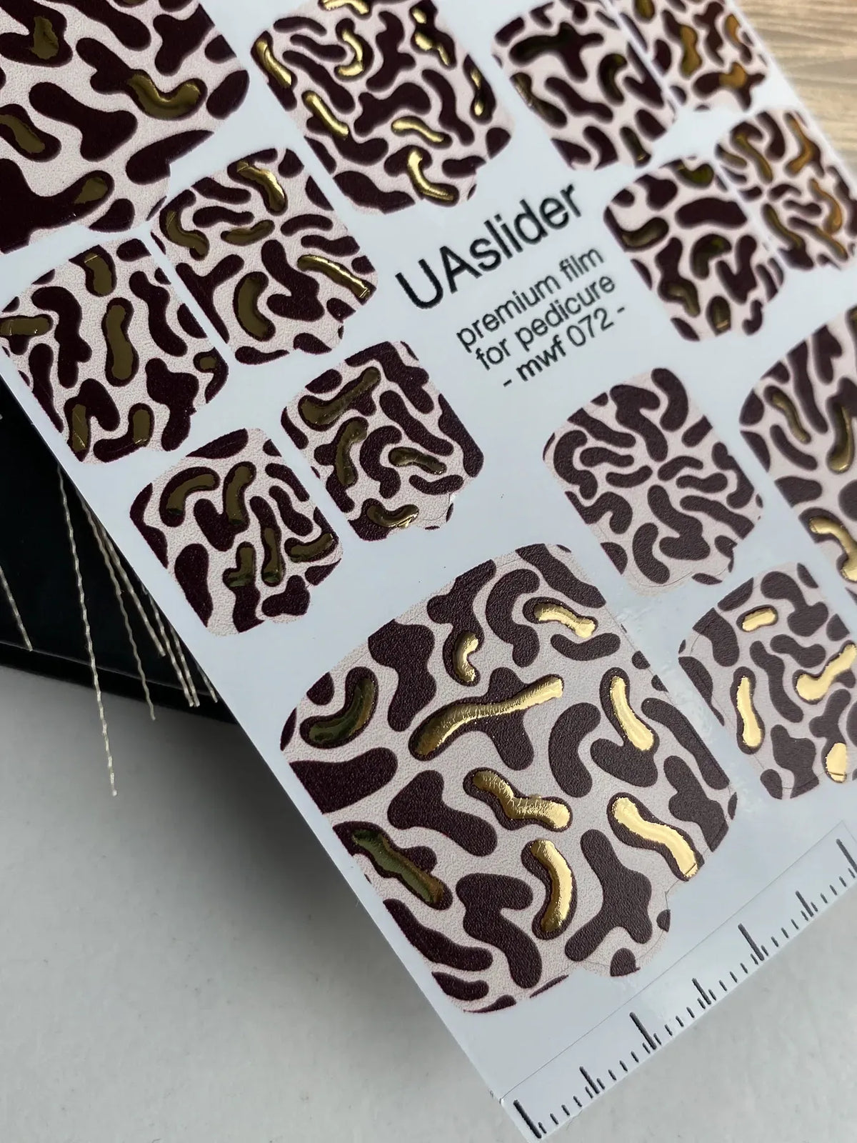 Pedicure nail wrap films mwf 072