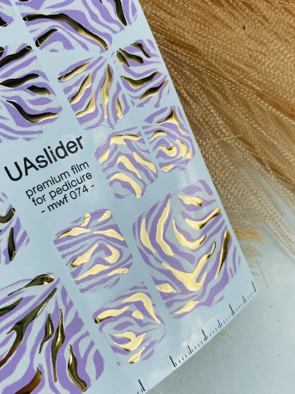 Pedicure nail wrap films mwf 074