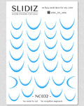 Nail slider decals with no excess film NC032