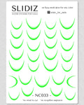 Nail slider decals with no excess film NC033