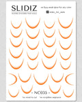 Nail slider decals with no excess film NC035