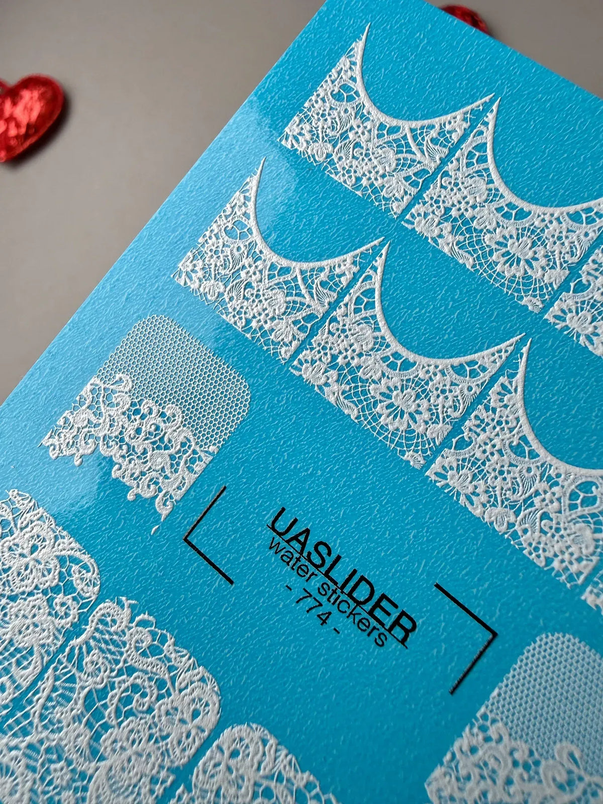 Nail slider decals on any background 774