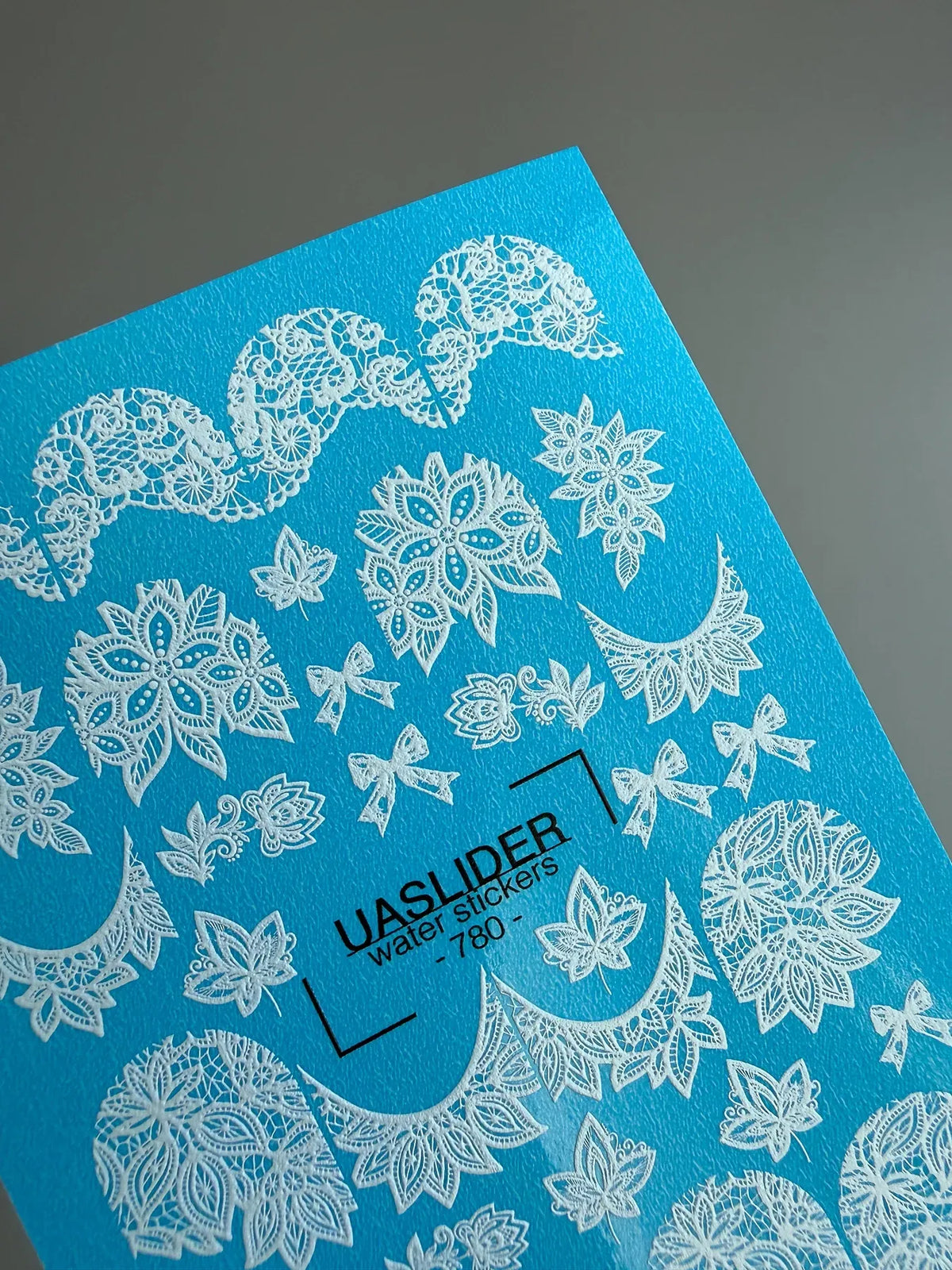 Nail slider decals on any background 780