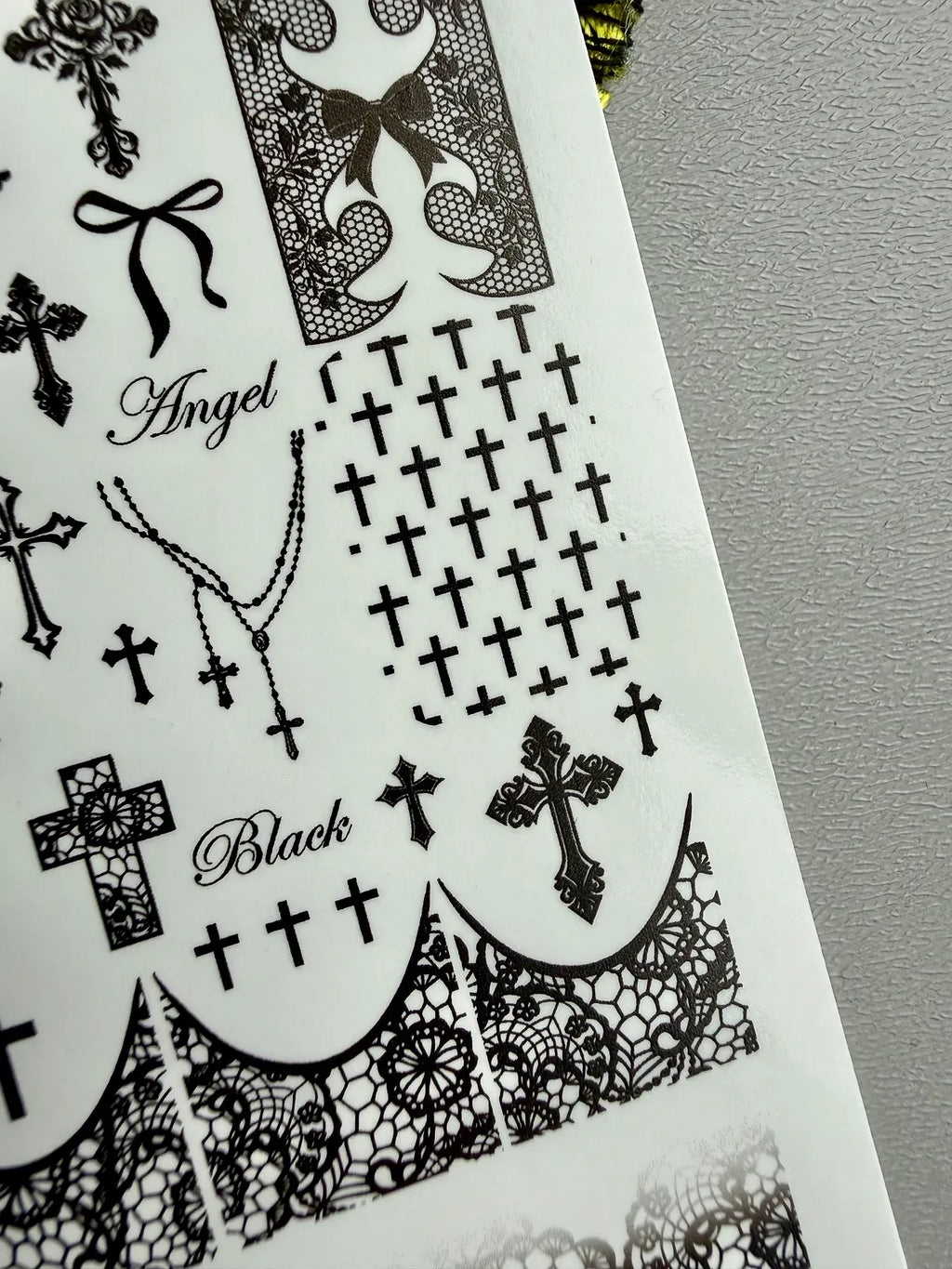 Nail slider decals on any background 783