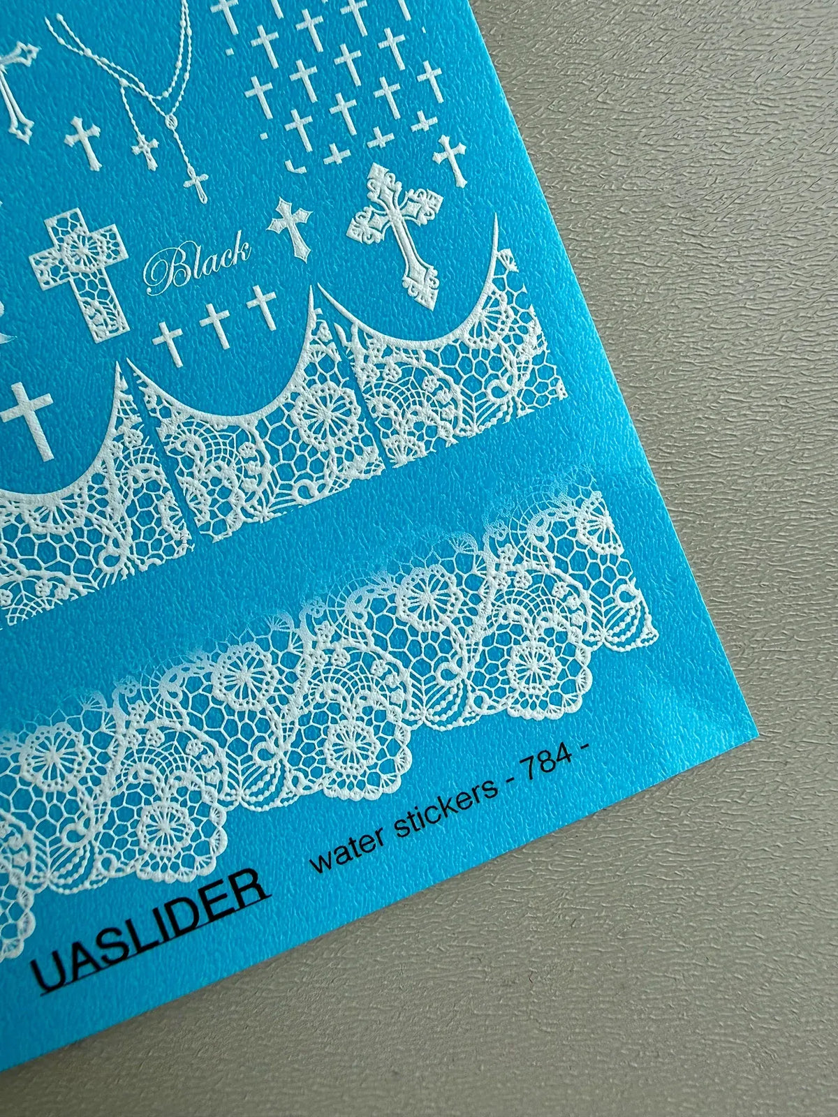 Nail slider decals on any background 784