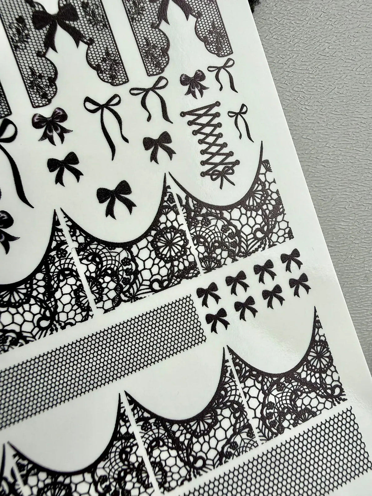 Nail slider decals on any background 785