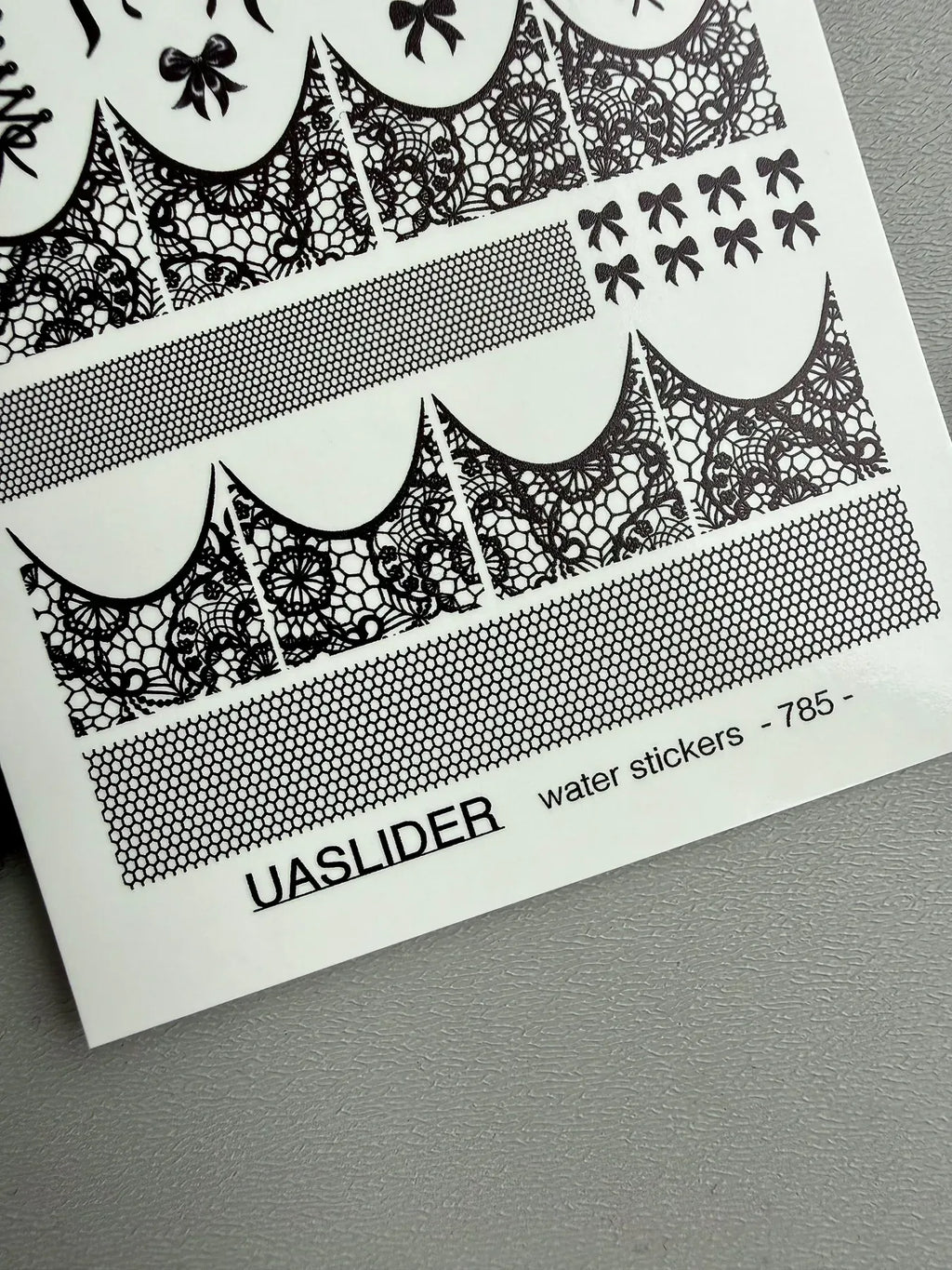 Nail slider decals on any background 785
