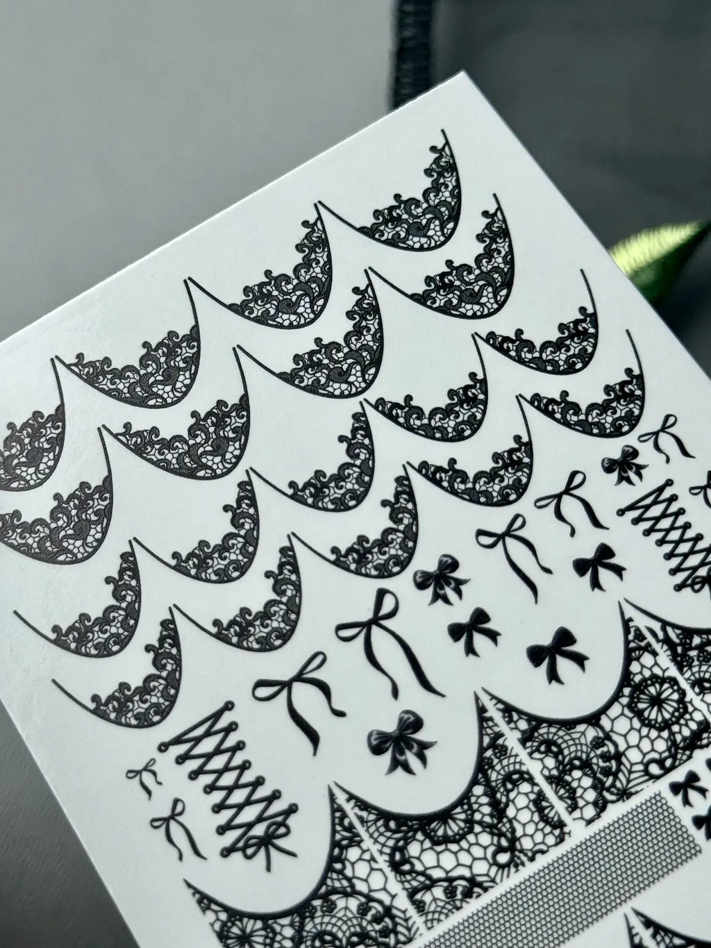 Nail slider decals on any background 789