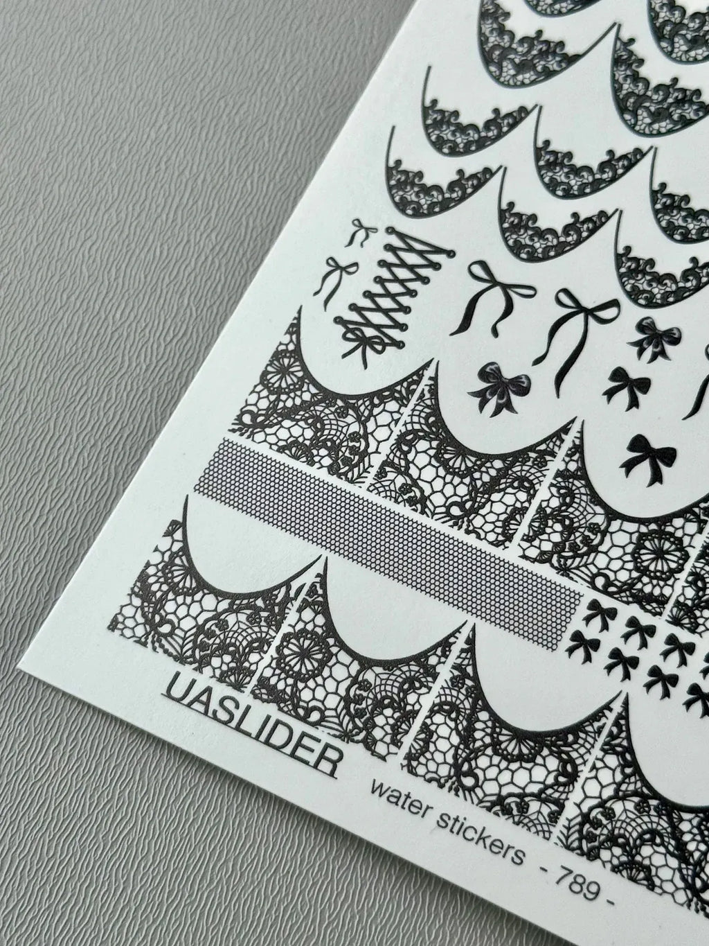 Nail slider decals on any background 789