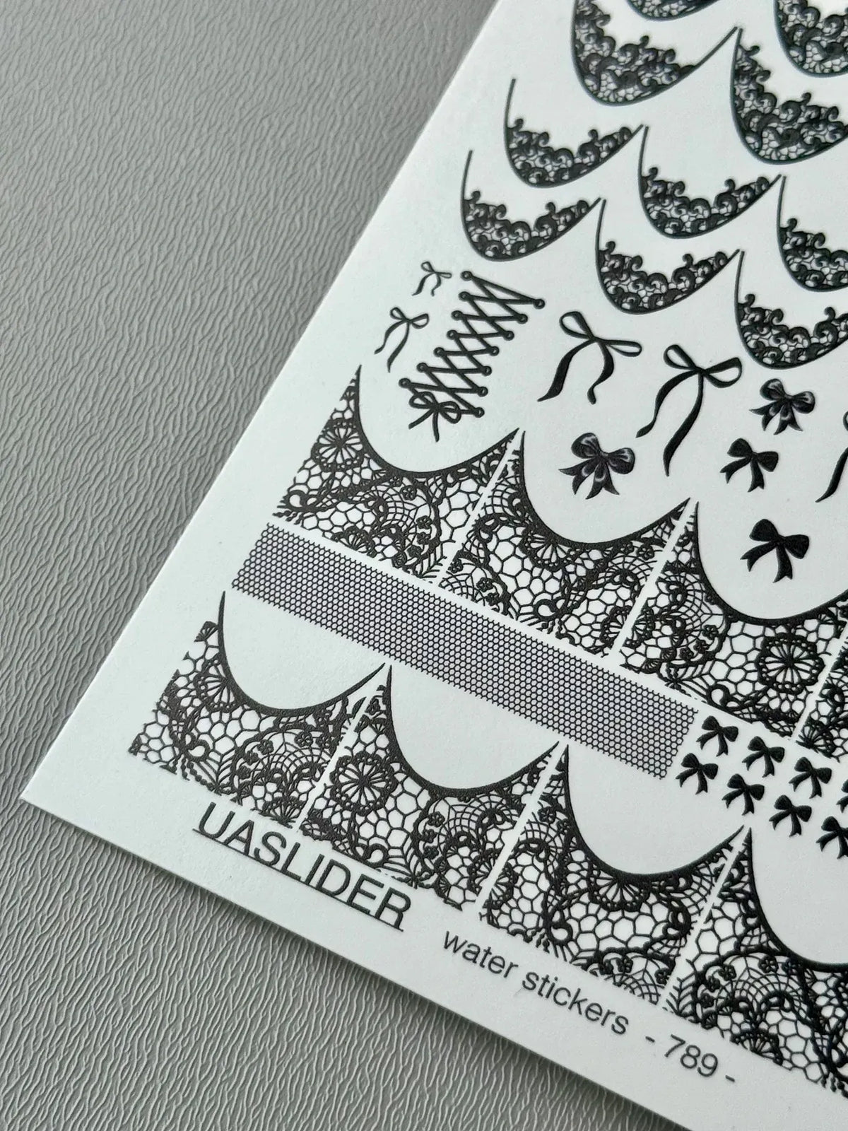 Nail slider decals on any background 789