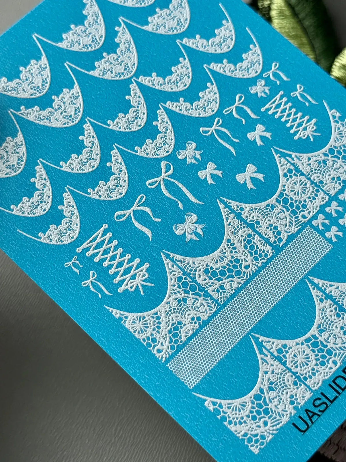 Nail slider decals on any background 790