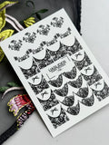 Nail slider decals on any background 795