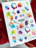 Nail slider decals on any background 807