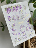 Foil Nail slider decals on any background CF_443
