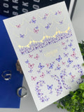 Foil Nail slider decals on any background CF_560