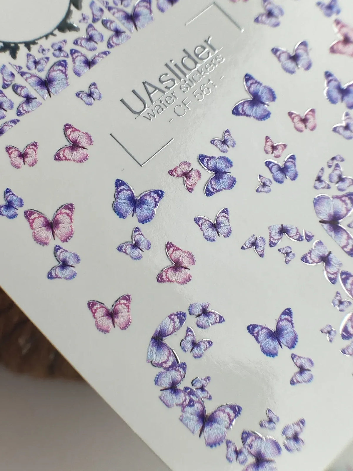 Foil Nail slider decals on any background CF_561