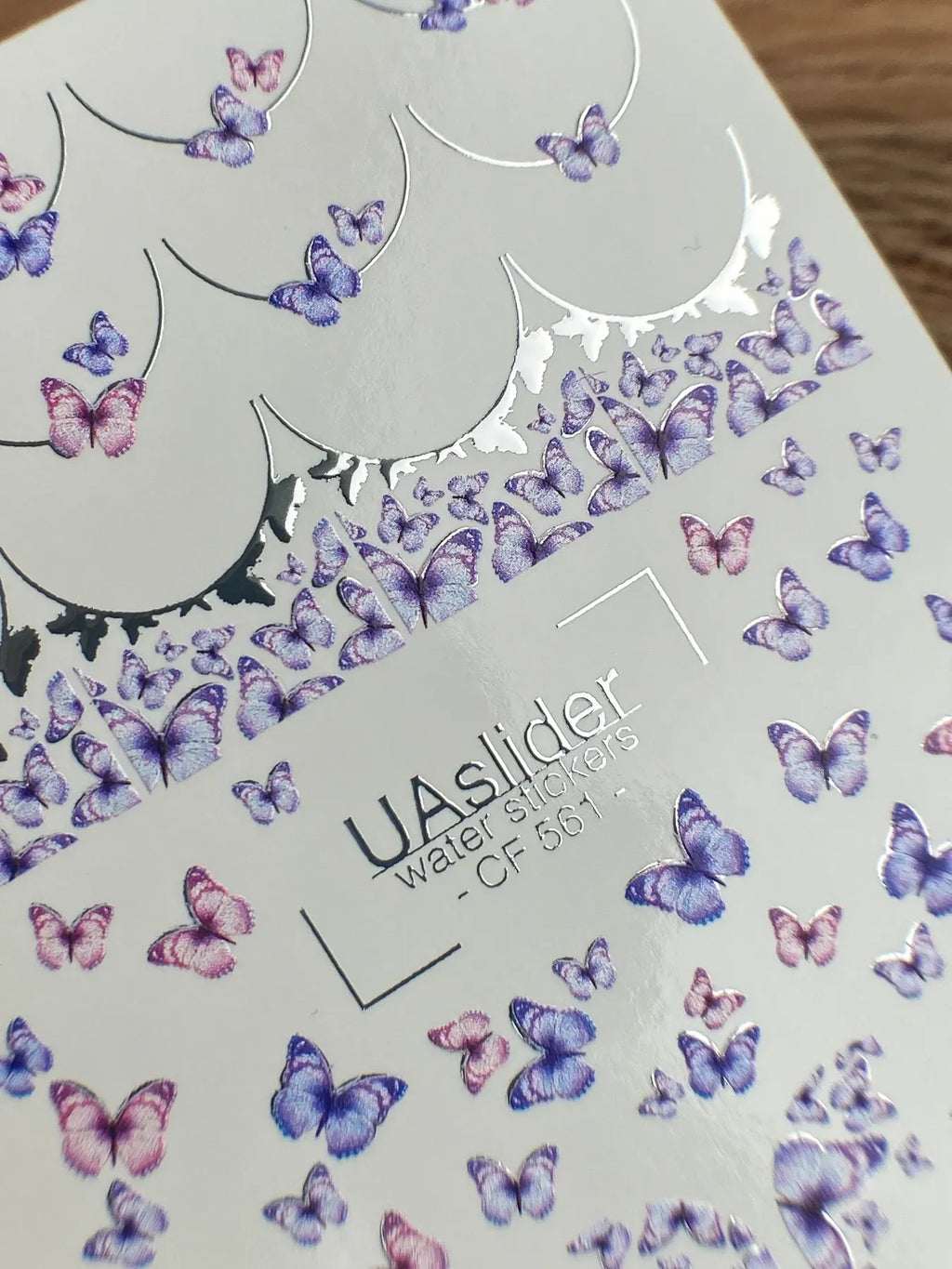 Foil Nail slider decals on any background CF_561