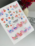 Foil Nail slider decals on any background CF_708